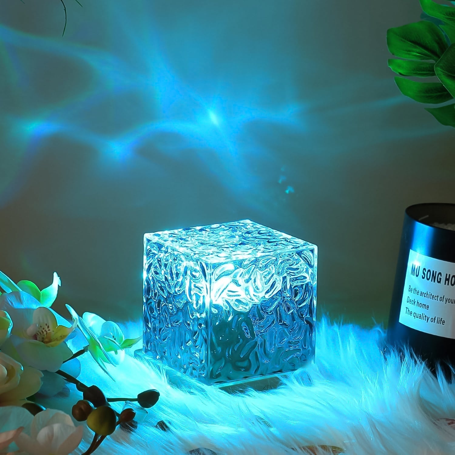 Ocean Wave Projector Lamp, 3D Water Wave LED Night Light, Water Ripple Night Lamp With Remote Ocean Wave Projector Lamp, 3D Water Wave LED Night Light, Water Ripple Night Lamp With Remote